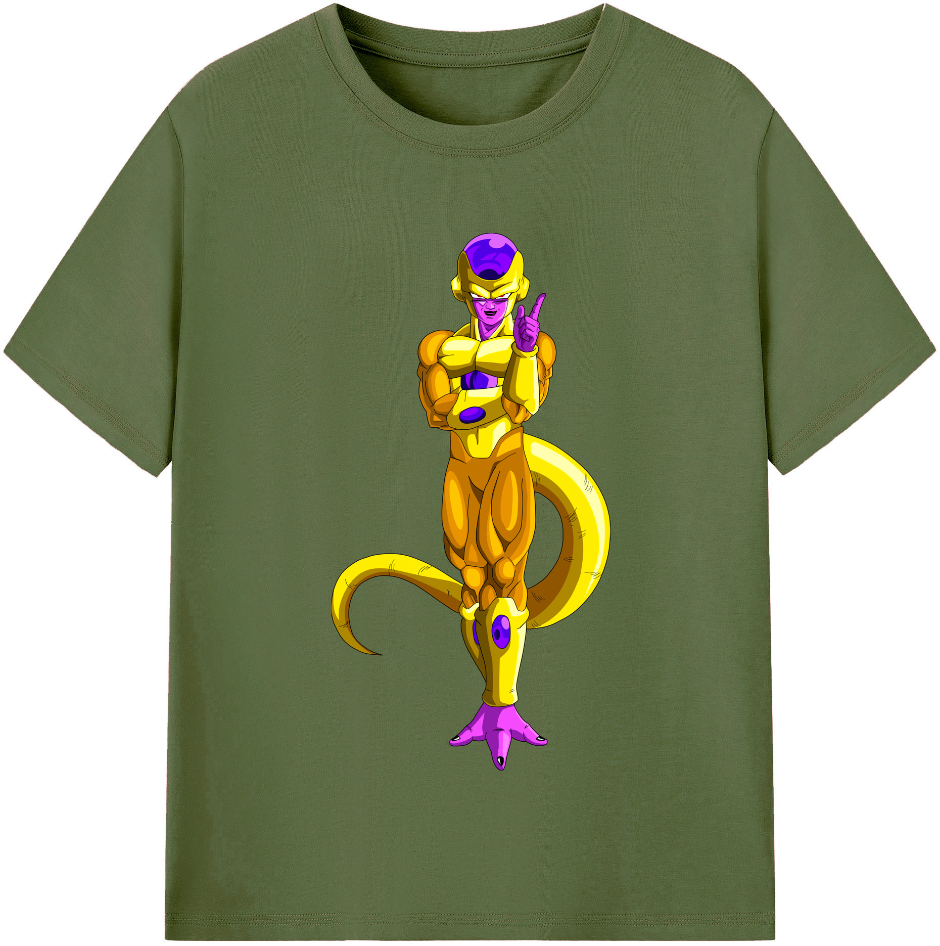 （画像用） ドラゴンボール フリーザ DRAGON BALL Frieza 綿100％半袖Tシャツ（フロントプリント）